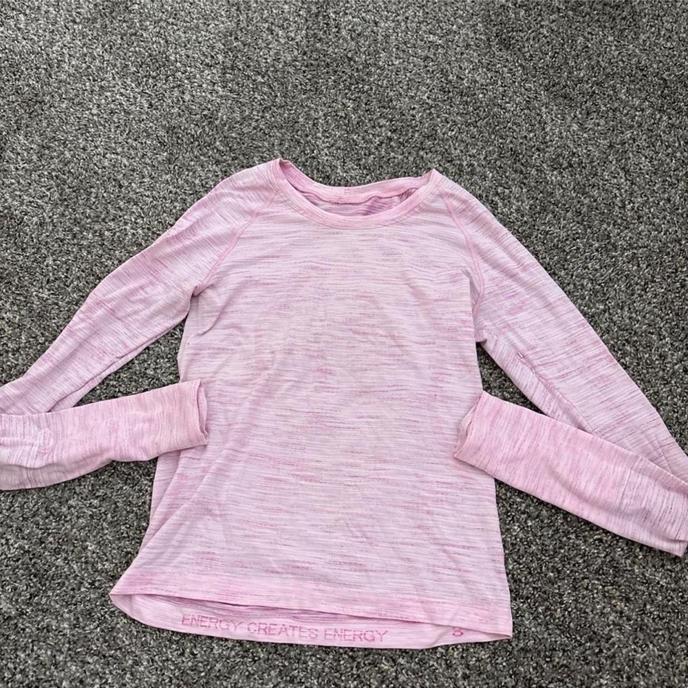 Lululemon strawberry milkshake chroma long sleeve swiftly